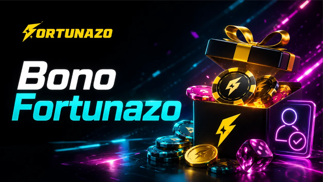 Bono Fortunazo después de crear una cuenta